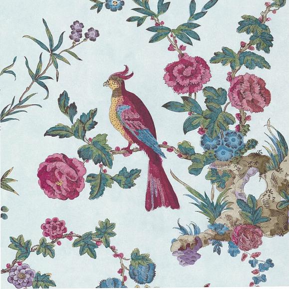 Бумажные обои Little Greene 0247DAAZURE коллекции Archive Trails