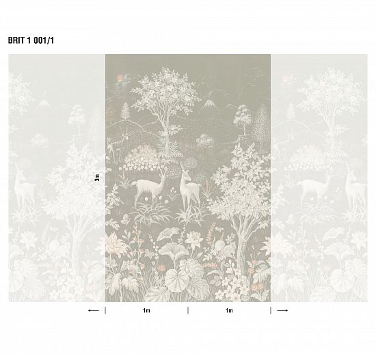 Обои Loymina BRIT1 001/1 коллекции British Style Forest