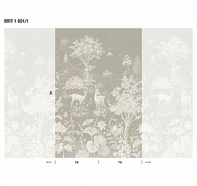 Обои Loymina BRIT1 001/1 коллекции British Style Forest