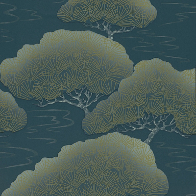 Обои Little Greene 20th Century Papers 0275PIBLUEP