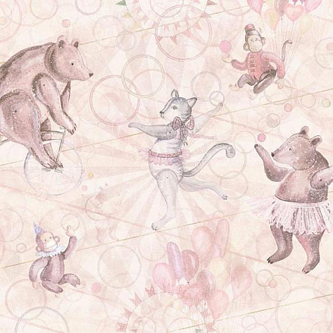 Обои текстильные Factura Circus 2 T коллекции Kids
