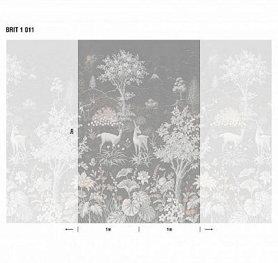 Обои Loymina BRIT1 011 коллекции British Style Forest